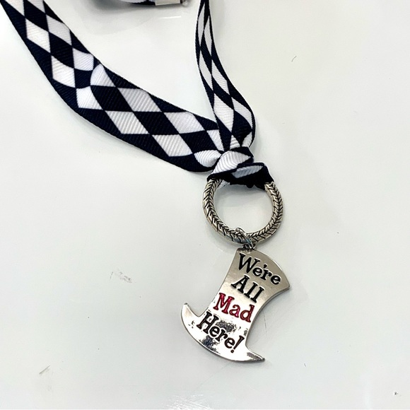 We’re All Mad Here Harlequin Necklace - Picture 3 of 4